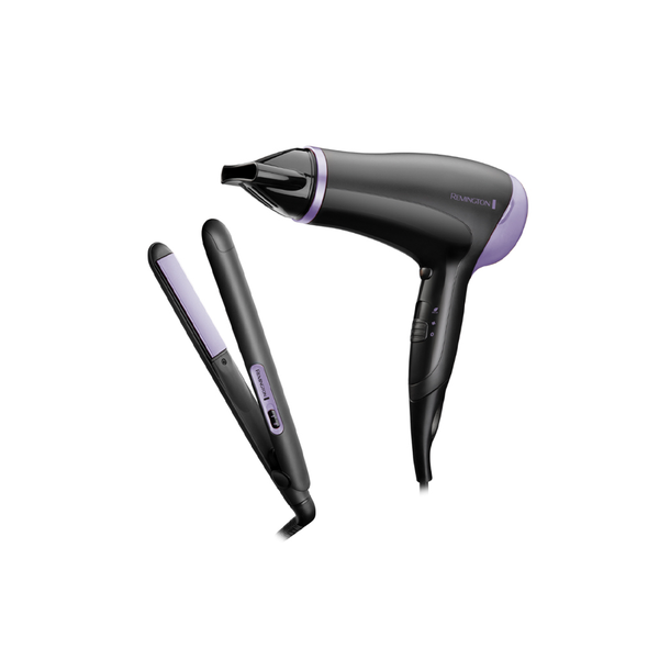 Remington Style Essentials Hair Dryer & Straightener Gift Set | D3016GP E51