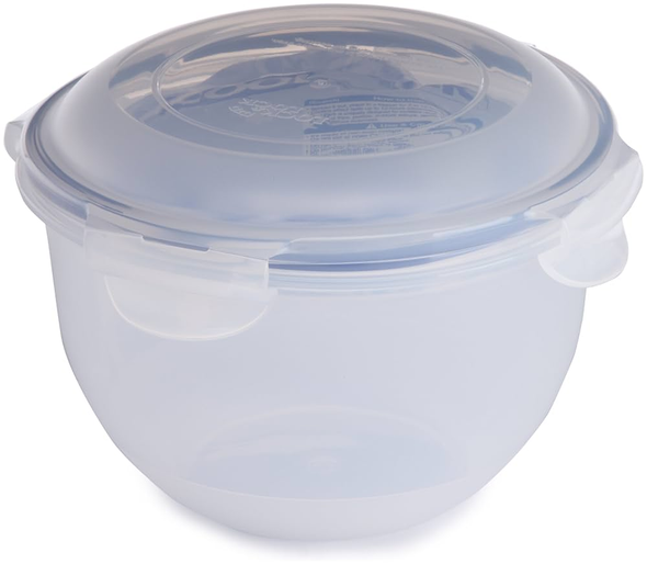 LocknLock Round Bowl 1.3L with Cool Pack & Tray | LLHSM955