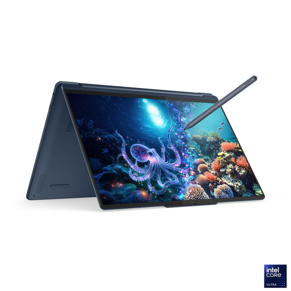 Lenovo Yoga 9i 2-in-1 - 14" 2.8K OLED Touchscreen Convertible Laptop - Intel Core Ultra 7 258V - RAM 32GB - 1TB SSD - Cosmic Blue | 83LC0001US