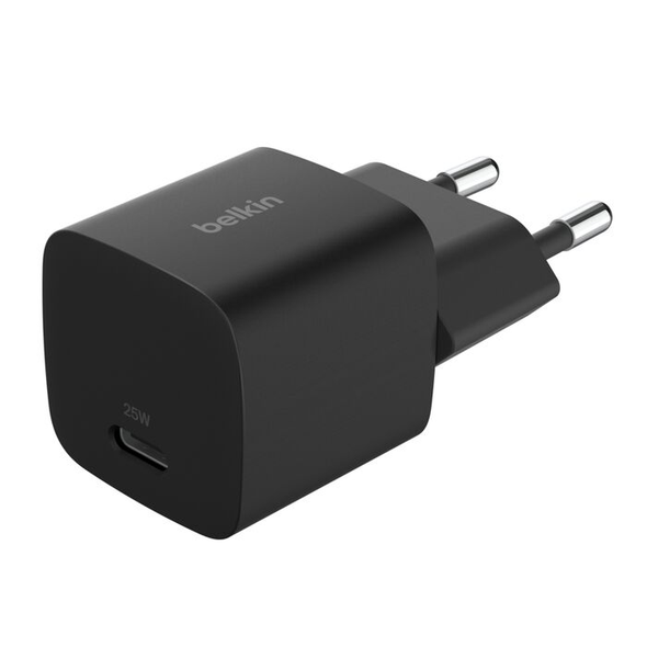 Belkin BoostCharge 25W USB-C PD Wall Charger with PPS, Black | WCA012KQBK