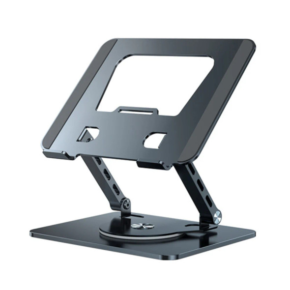 Coteci Laptop Folding Rotating Stand - Gray | BS-007