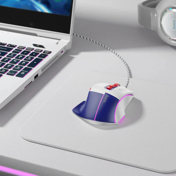 Hoco Gaming Wired Mouse – White | GM31