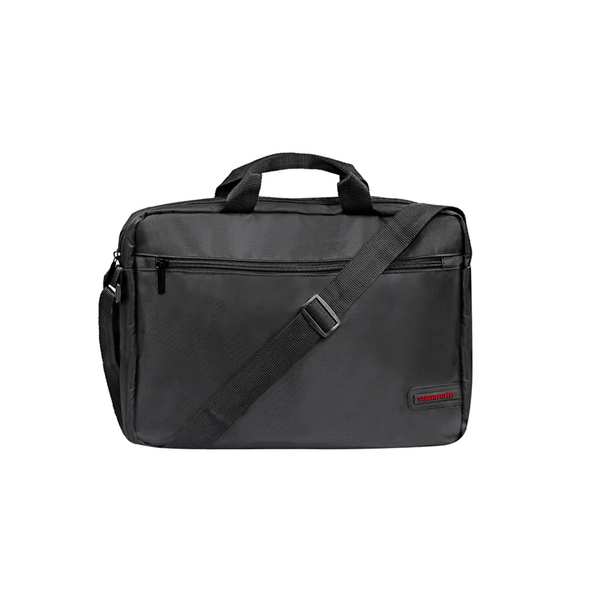 Promate Premium Lightweight Messenger Bag for Laptops up to 15.6” with Front Storage Zipper | GEAR-MB