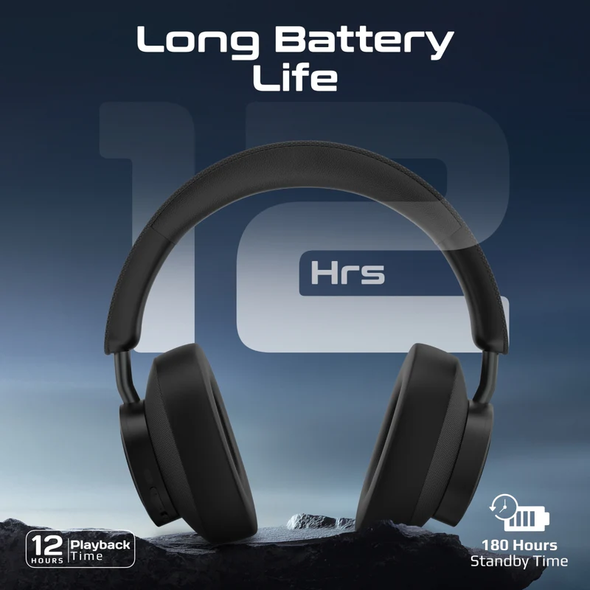 Promate High Fidelity Over-Ear Stereo Wireless Headphones | TAKT.BLACK