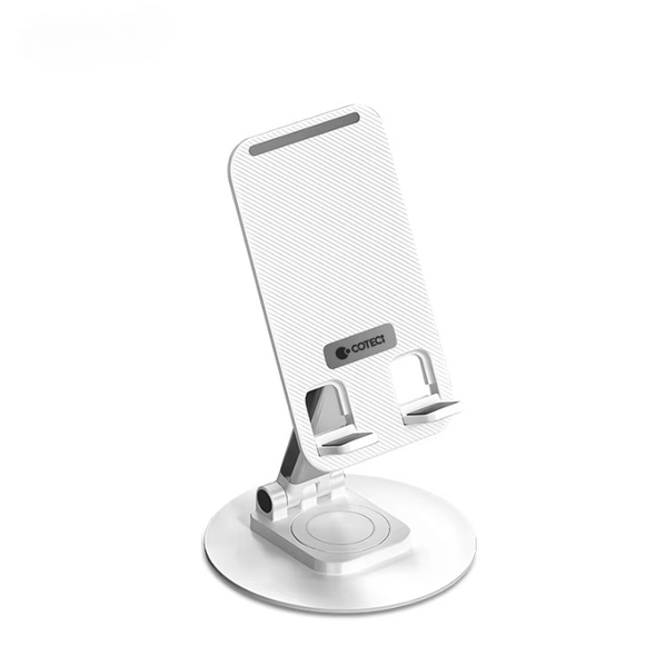 Coteci Rotatable & Foldable Carbon Steel Stand - White