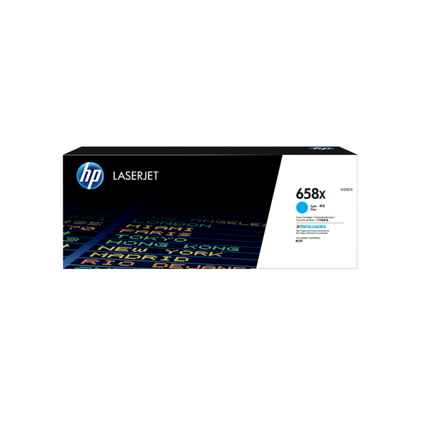 HP 658X Original High Yield LaserJet Toner - Cyan | W2001X