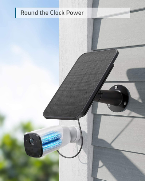 Eufy Solar Panel for Eufy Security Wireless Cameras - 2 Pack,  Black | T8700011
