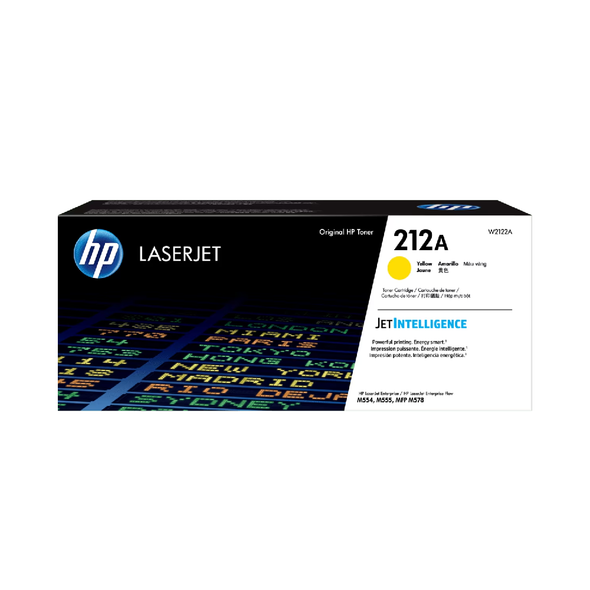 HP 212A Original LaserJet Toner Cartridge - Yellow | W2122A