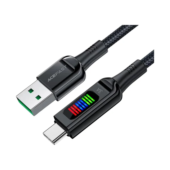 ACEFAST C7-04 USB-A to USB-C Zinc Alloy Fast Charging Data Cable - 1.2m Length - Durable Braided Design - High-Speed Transfer | ACEF-6974316282785