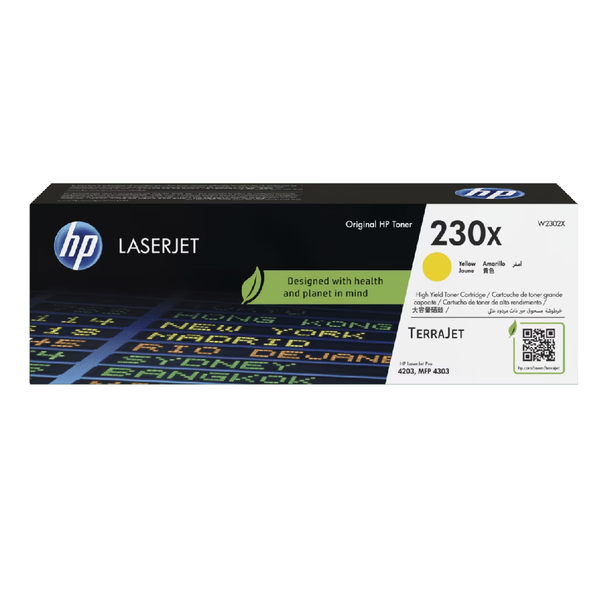 HP 230X High Yield Original Laserjet Toner - Yellow | W2152X