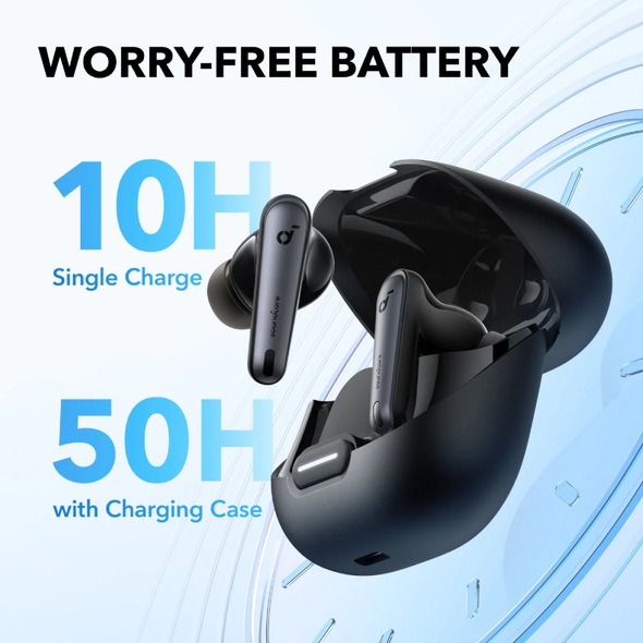 Soundcore Liberty 4 NC True Wireless Noise Cancelling Earbuds - Black | A3947H11