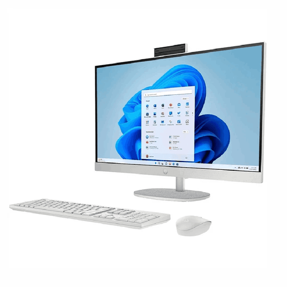 HP All-In-One 9B4V3AAR#ABA 27" Full HD Touchscreen (1920x1080) - Intel Core Ultra 7 155U - RAM 32GB - SSD 1TB - Intel Graphics - Windows 11 - Shell White | 27-CR1057c ( Certified Refurbished)