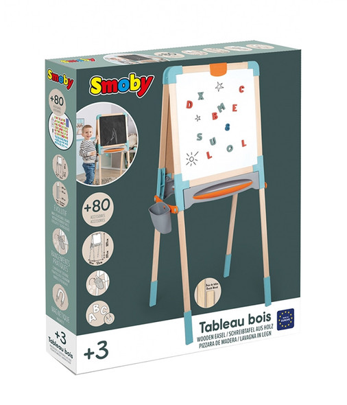 Smoby 2-Sided Wooden Easel with Accessories | 410401