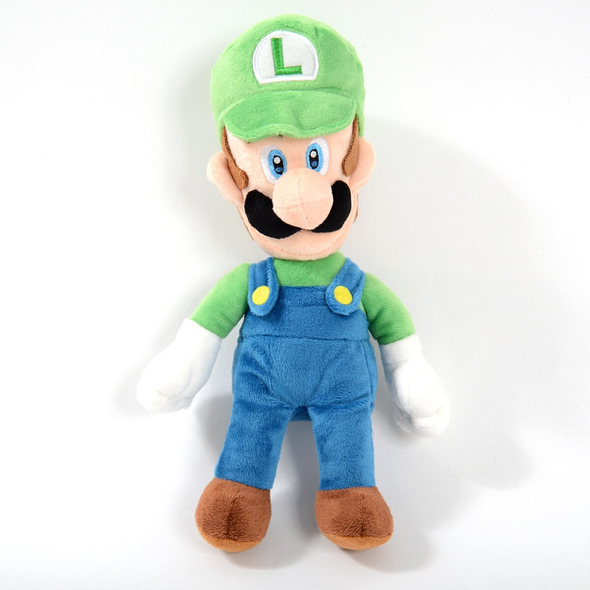 Luigi Plush Toy 35 cm - Soft Stuffed Figure, Green Outfit | 48