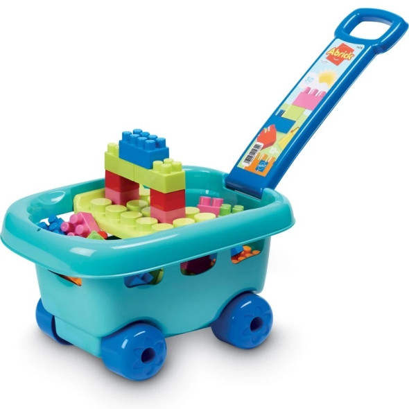 Ecoiffier Abrick Building Blocks Box with Wheels | 0001479 Ecoiffier Abrick Building Blocks Box with Wheels | 0001479