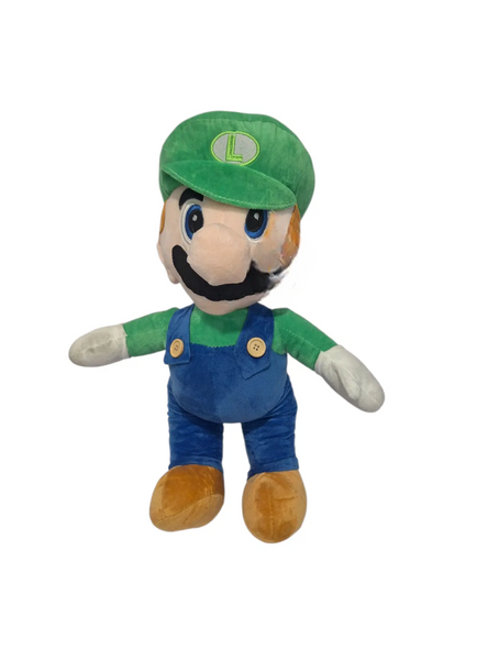 Luigi Plush Toy 30 cm - Soft Stuffed Figure, Green & Blue Outfit | 53