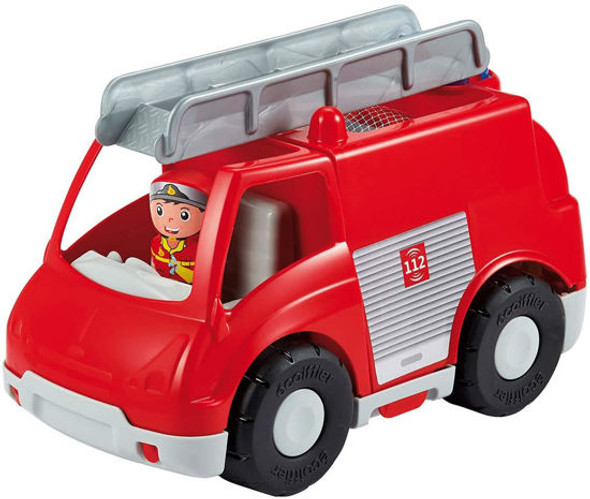 Ecoiffier Abrick Fire Truck with Firefighter and Blocks | 001485 Ecoiffier Abrick Fire Truck with Firefighter and Blocks | 001485