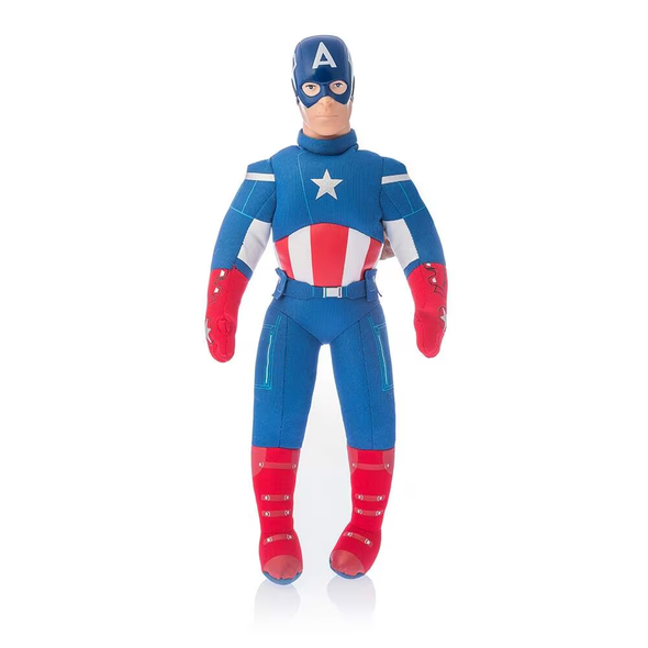 Captain America Plush Toy 40 cm - Soft Stuffed Superhero Figure, Marvel Avengers Character