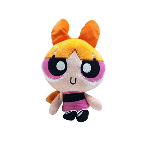 Powerpuff Girls - Blossom Plush Toy 20 cm - Soft Stuffed Figure with Pink Dress & Orange Hair | 322