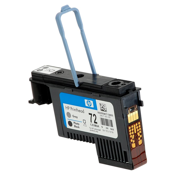HP 72 Original DesignJet Printhead - Gray and Photo Black | C9380A