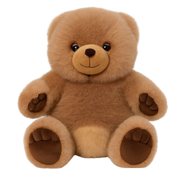 Brown Bear Plush Toy 25 cm - Soft Stuffed Animal | 519-1 Brown Bear Plush Toy 25 cm - Soft Stuffed Animal | 519-1
