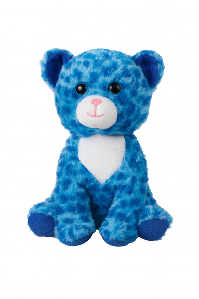 Blue Spotted Bear Plush Toy – Soft Cuddly Stuffed Animal | 547-1 Blue Spotted Bear Plush Toy – Soft Cuddly Stuffed Animal | 547-1