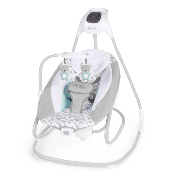Ingenuity SimpleComfort Compact Soothing Swing & Rocker – Raylan | 362-5 Ingenuity SimpleComfort Compact Soothing Swing & Rocker – Raylan | 362-5