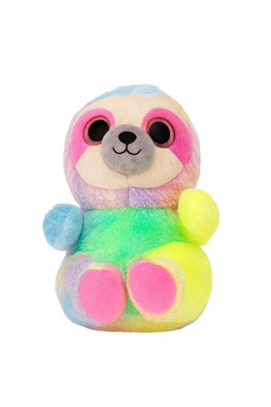 Rainbow Sloth Plush Toy - Colorful Soft Stuffed Animal with Cute Sleepy Face | 547-1 Rainbow Sloth Plush Toy - Colorful Soft Stuffed Animal with Cute Sleepy Face | 547-1