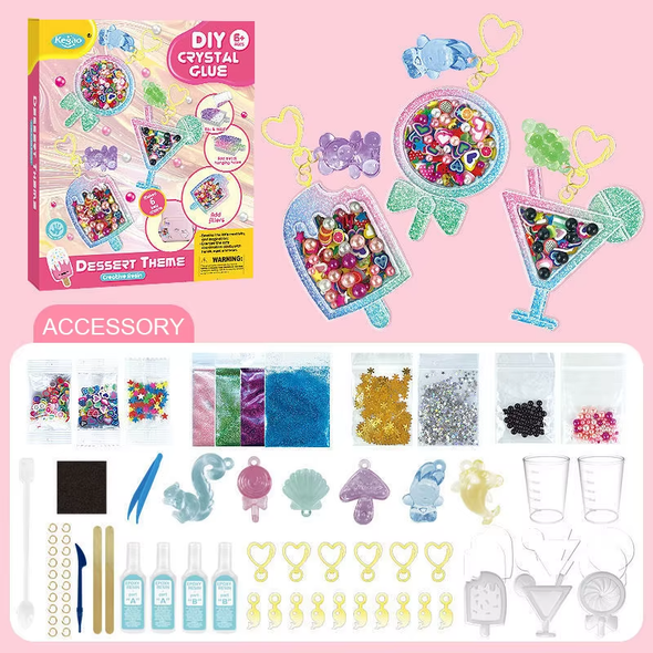 DIY Crystal Glue – Dessert Theme Creative Resin Kit | 708B-24 DIY Crystal Glue – Dessert Theme Creative Resin Kit | 708B-24
