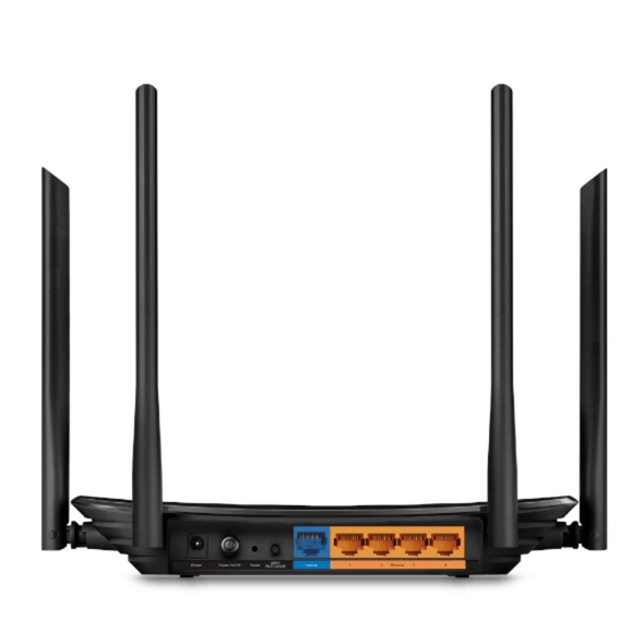 TP-Link Archer A6 AC1200 dual band MU-MIMO gigabit wireless router with four external antennas