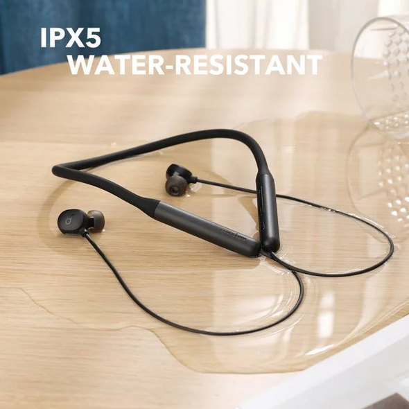 Soundcore by Anker Life U2i Wireless Neckband Headphones, Black | A3213H12
