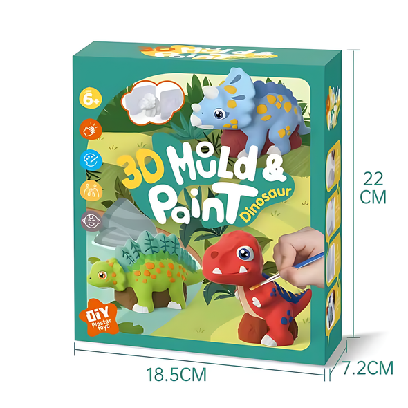 PALOGU 3D Mould & Paint Dinosaur Kit | S138-31