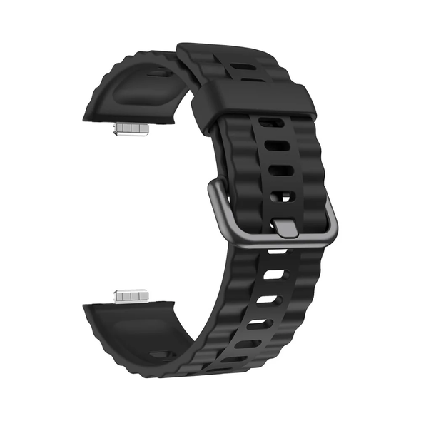 Huawei Silicone Band for Watch Fit 4 & Fit 4 Pro - Black | HUAWEI-WF-SB Huawei Silicone Band for Watch Fit 4 & Fit 4 Pro - Black | HUAWEI-WF-SB