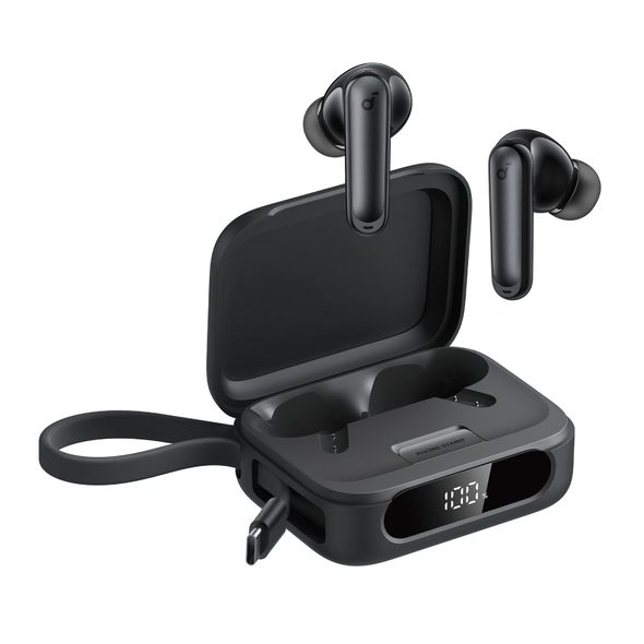 Soundcore P41i Earbuds with Built-In Phone Charging - Black | P41i.BK