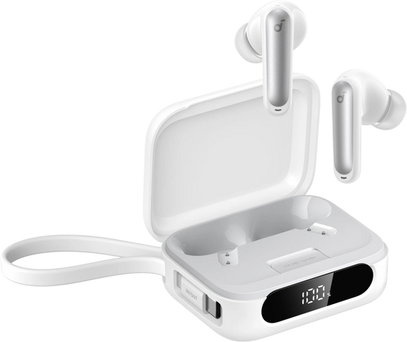 Soundcore P41i Earbuds with Built-In Phone Charging - White| P41i.WH