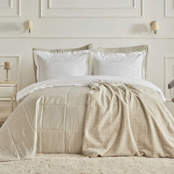 Karaca Home Bride Coll Daphne 10Pcs Dowry Set Ecru | 200.22.04.0264 Karaca Home Bride Coll Daphne 10Pcs Dowry Set Ecru | 200.22.04.0264