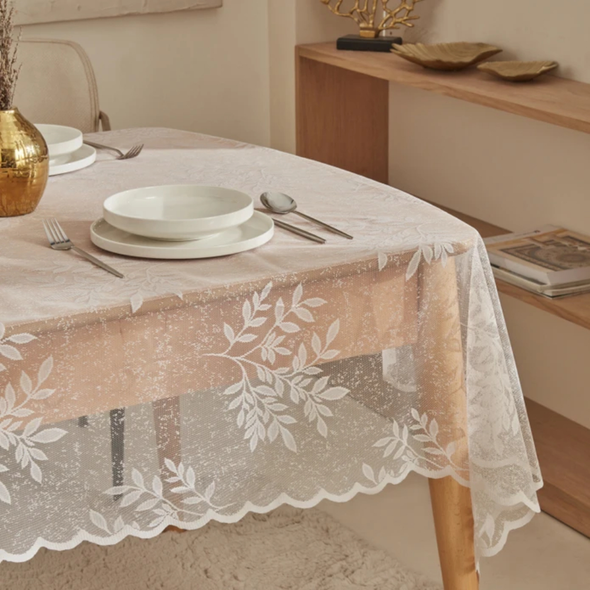 Karaca Home Hessa Tablecloth [Grey] 145x220cm | 200.22.11.0398