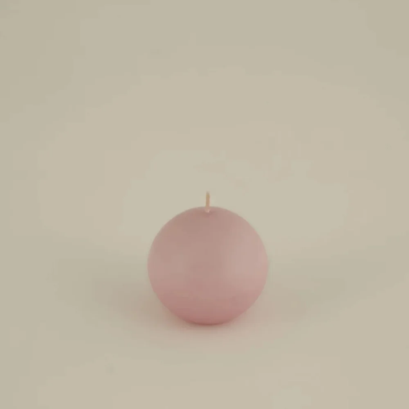 Karaca Home Ball Candle 8cm [Pink] | 8680214388556