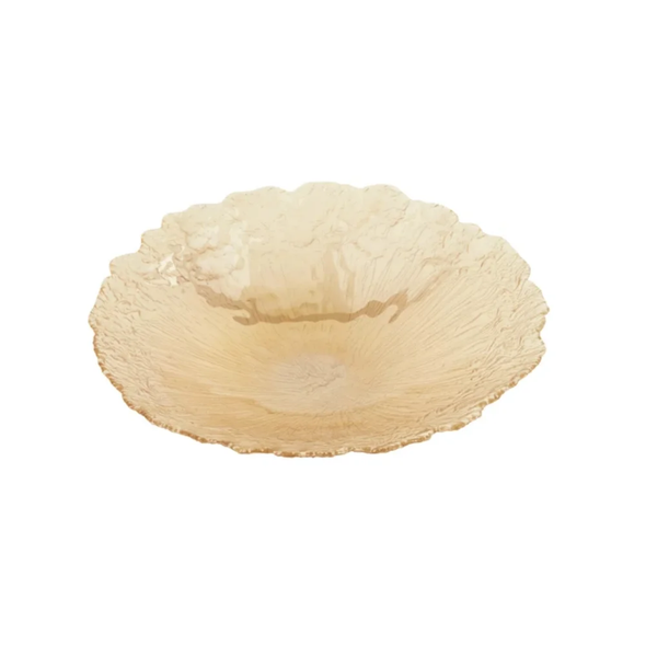 Karaca Home Gemma Decorative Medium Bowl [Amber] | 8680214386743