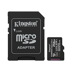 Kingston 256GB microSD Select Plus G3 150MB/s Memory Card | SDCS3/256GB