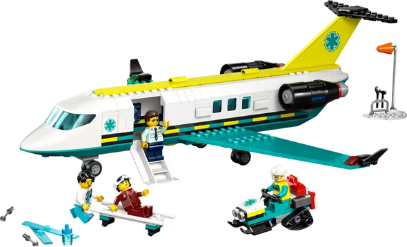 LEGO City Emergency Air Ambulance Airplane - Building Set | 60465
