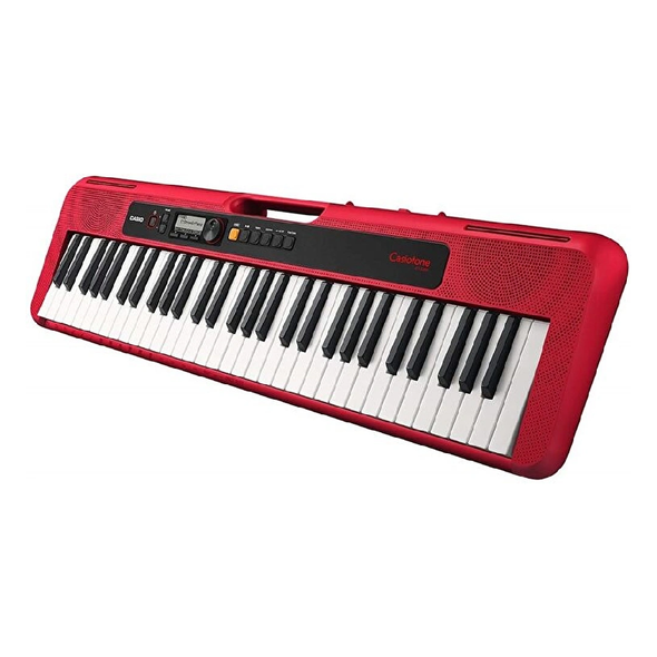 Casio 61 Keys Casiotone Keyboard, Red | CT-S200RDC2
