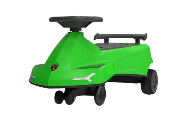 Lamborghini Wiggle Car for Kids Green Plasma Ride | LB2003