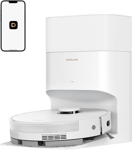 Dreame Robot Vacuum & Mop, White | D20 Plus