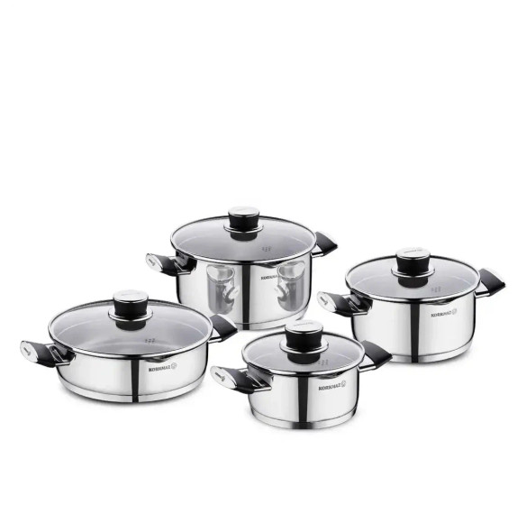 KORKMAZ Pera 8 pcs Cookware Set | A2087