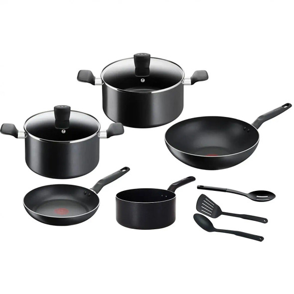 Tefal Super Cook 10 pieces Set - Titanium Coating | B459SA85