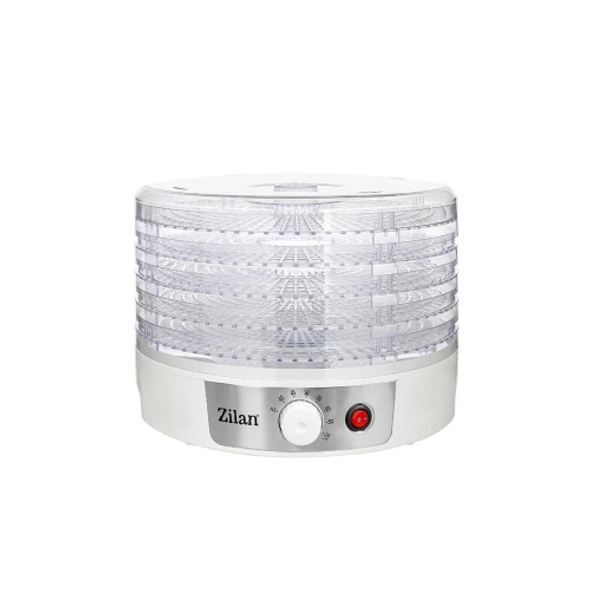 Zilan Food Dehydrator 250W, 5 Trays, Adjustable Temperature up to 70°C – White | ZLN2037