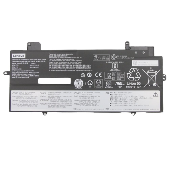 Lenovo Original Battery for ThinkPad X1 - 57 Wh Li-Ion Replacement | L20M4P71