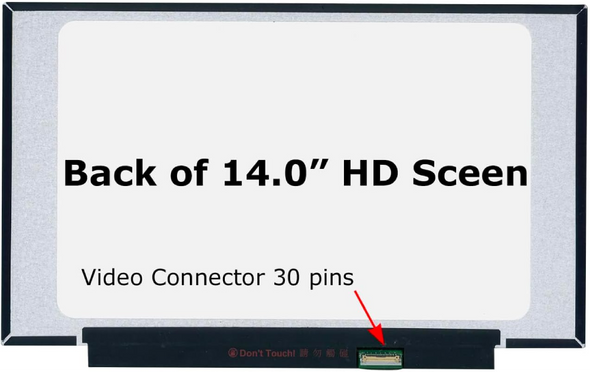 OEM 14.0" HD LED Laptop Screen Full Frame - NT140WHM-61 | OM-LED-NT140WHM-61
