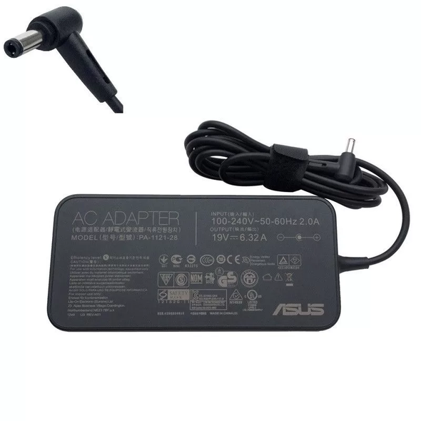 Asus 19V 6.32A Compatible Laptop Adapter Charger - High-Power Replacement Adapter | AS-AD-C-19V-6.32
